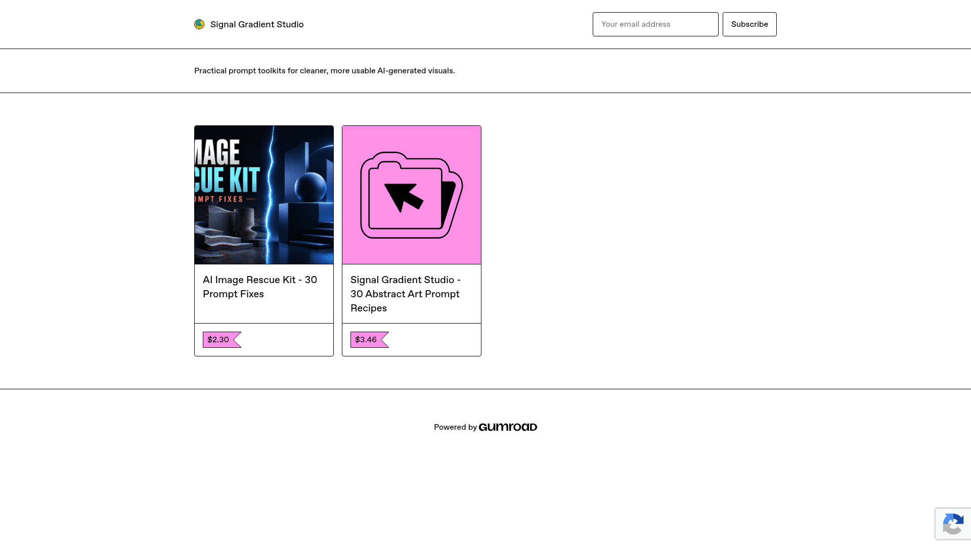 Subscribe to Signal Gradient Studio on Gumroad